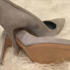 Gray Suede Dee Keller sexy high heel pumps